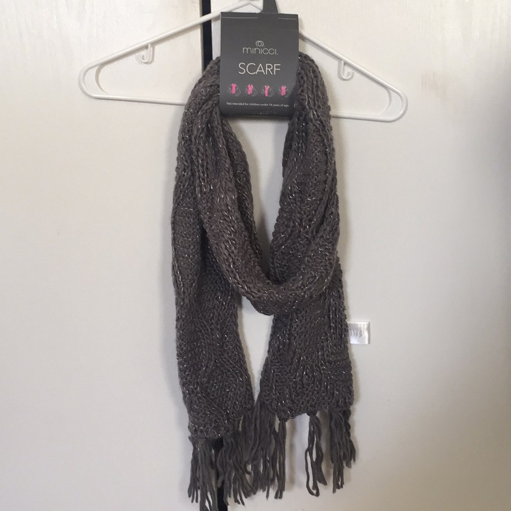 Beautiful grey and silver scarf